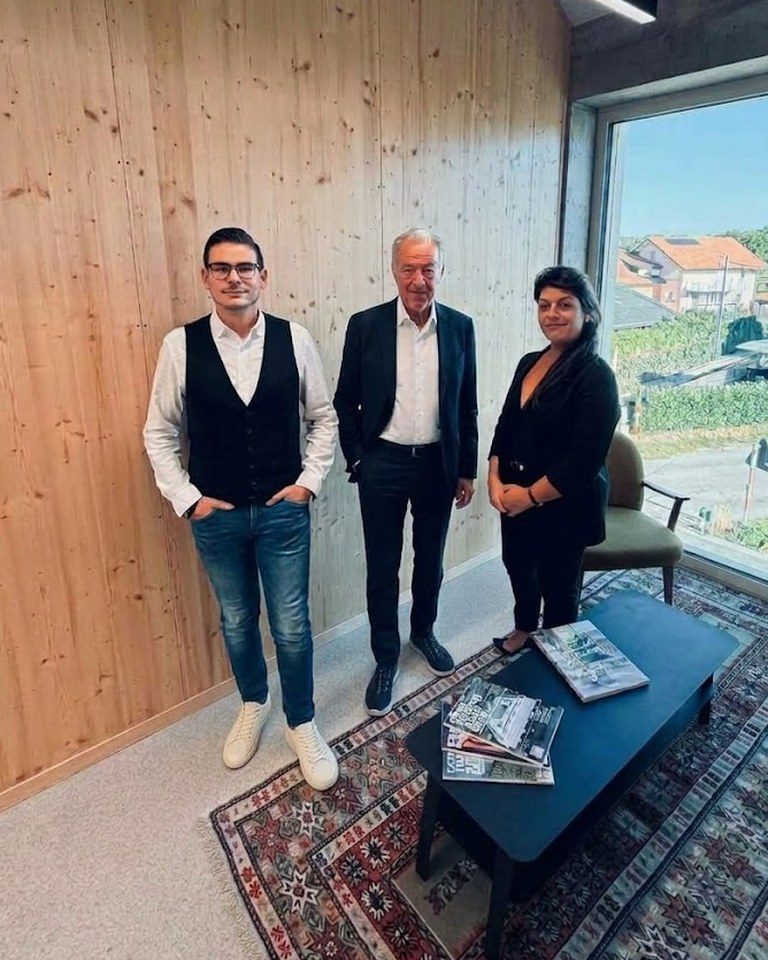 L'équipe de direction de GPI Concept & Bâti dans les bureaux